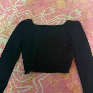 Urban Outfitters open back long sleeve